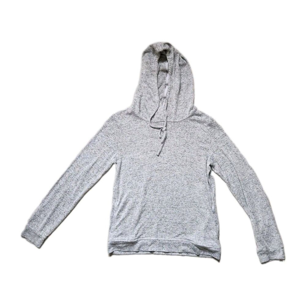 FatFace Loungewear Hooded Sweater Gray Marled Lightweight Womens US 4 EUC
